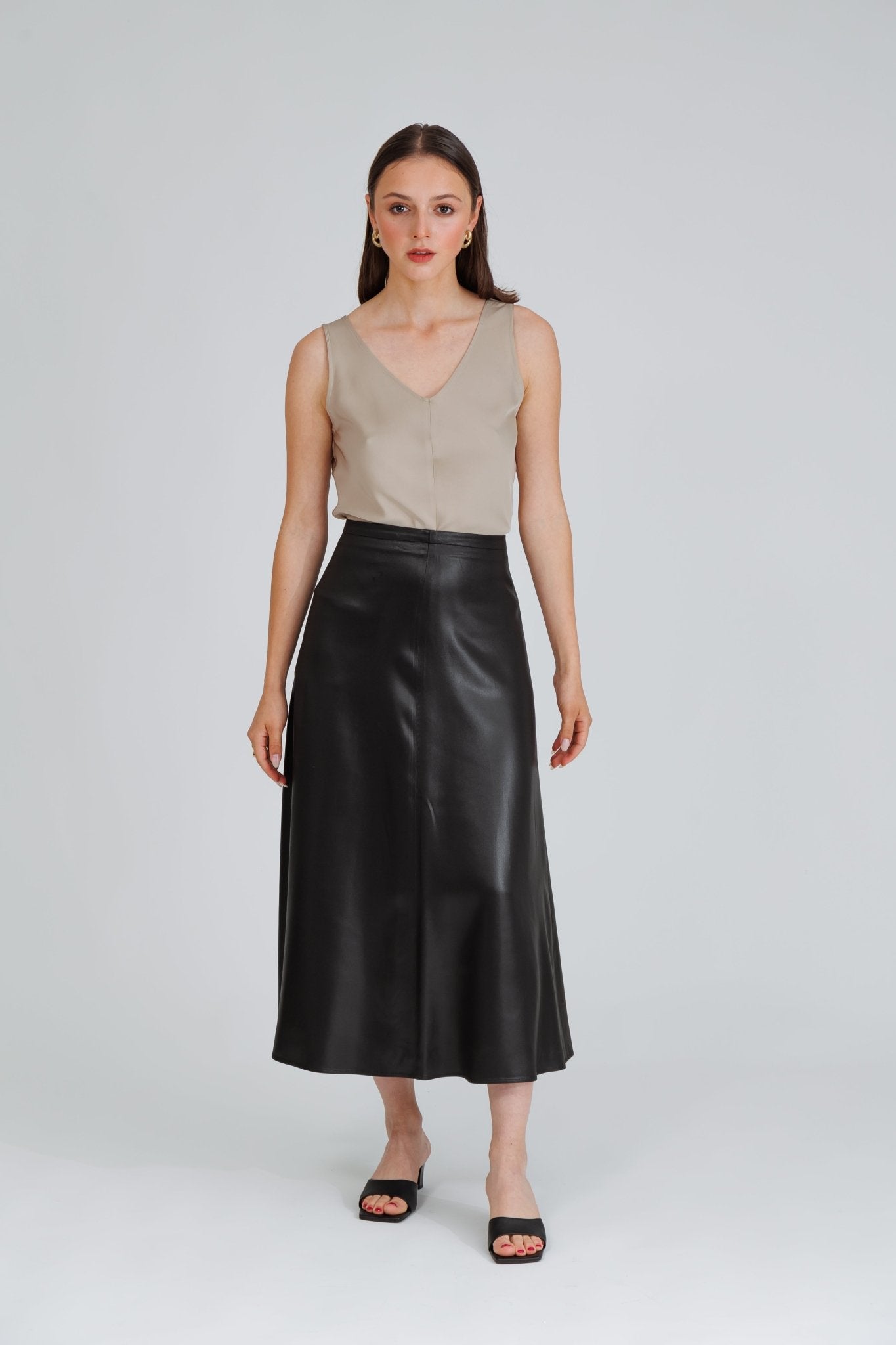 NIXIE TOP IN ICY LATTE - interlue